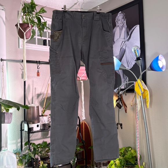 CQR Other - CQR Mens Cargo Pants Gray Size 36W x 34L Work Utility Outdoor Adventure